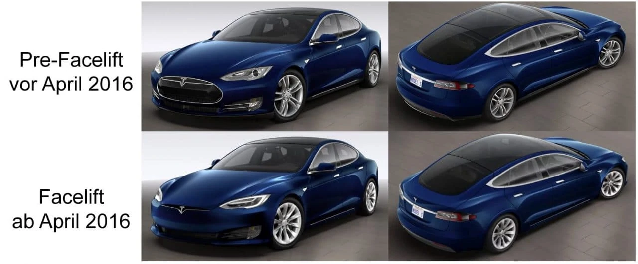 Tesla Model S Facelift Unterschiede - Teslawissen