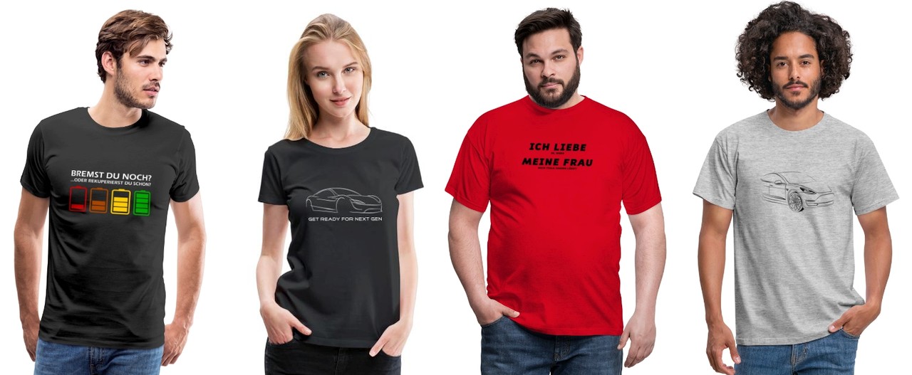 Tesla T-Shirt Geschenk